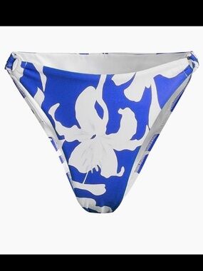 NWT - Milly Blue and White Floral Bikini Bottom